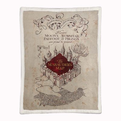 Alternative view of Harry Potter Hogwarts 08 Decke - Fleecedecke