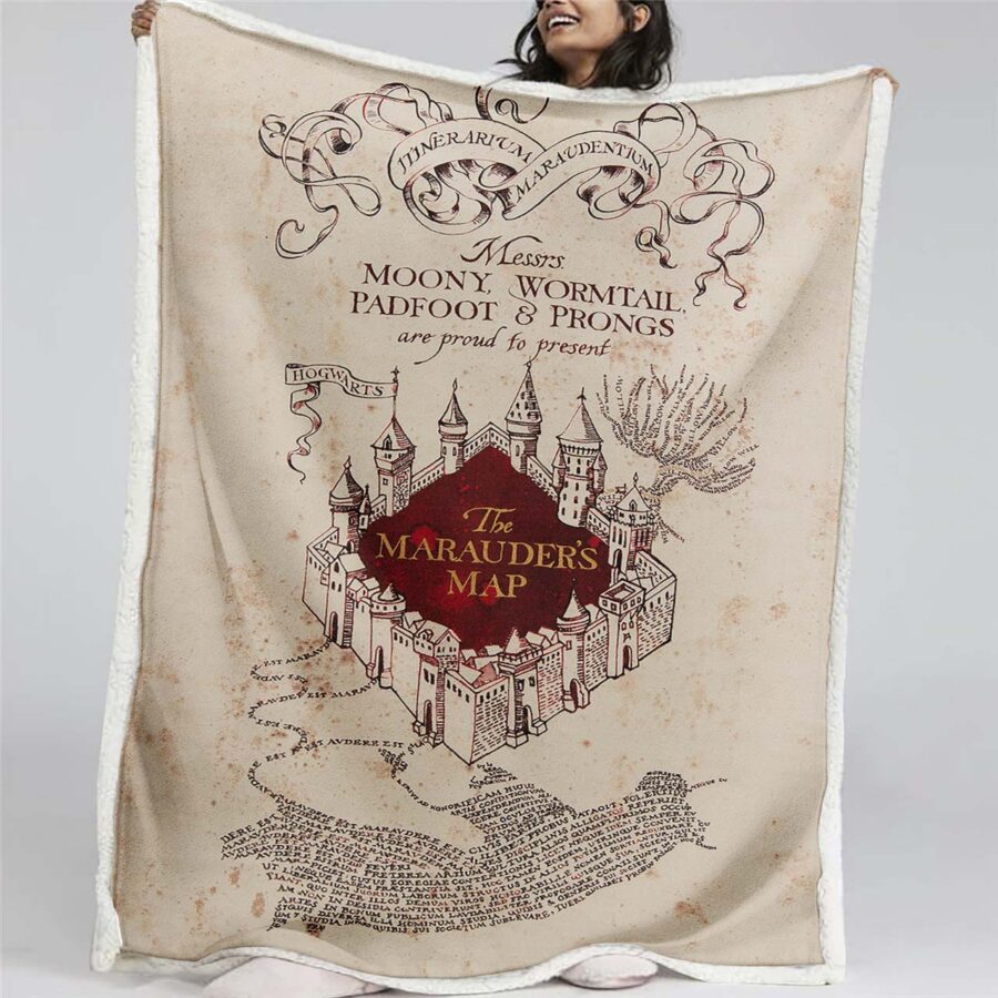 Harry Potter Hogwarts 08 Decke - Fleecedecke