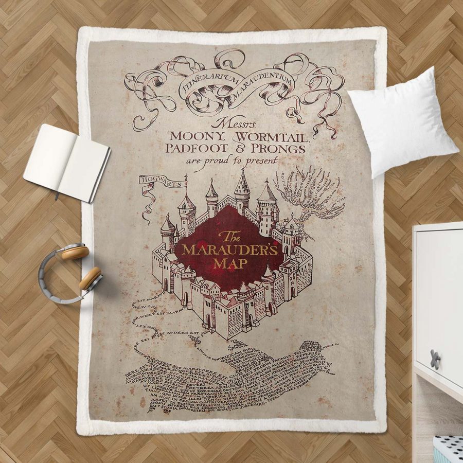 Harry Potter Hogwarts 08 Decke - Fleecedecke – Bild 3