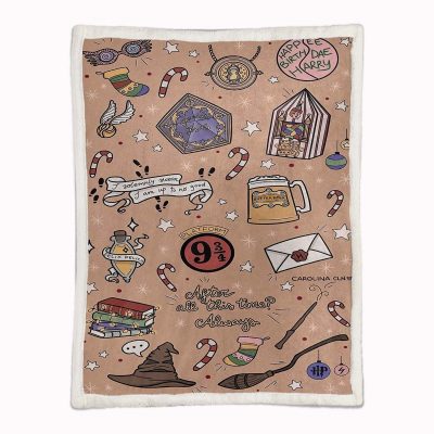 Alternative view of Harry Potter Hogwarts 09 Decke - Fleecedecke