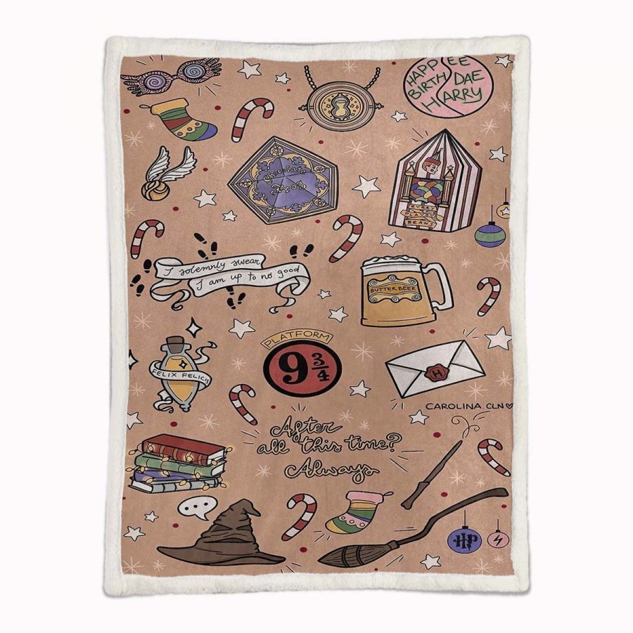 Harry Potter Hogwarts 09 Decke - Fleecedecke – Bild 2