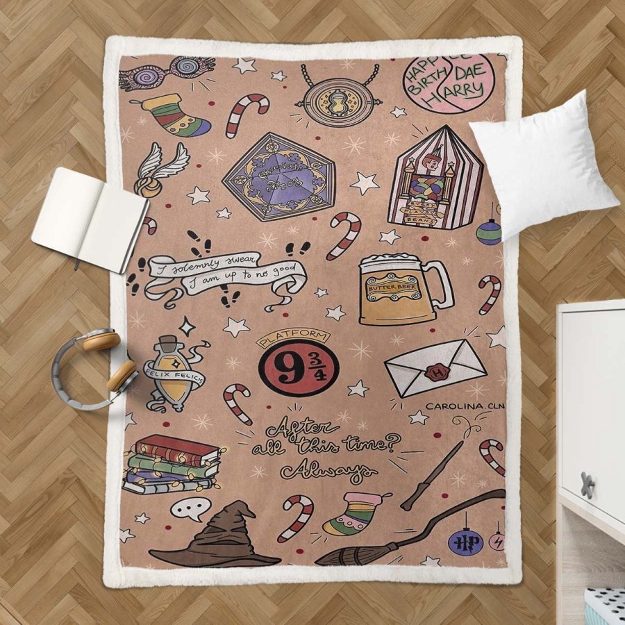 Harry Potter Hogwarts 09 Decke - Fleecedecke – Bild 3