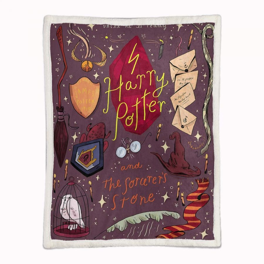 Harry Potter Hogwarts 10 Decke - Fleecedecke – Bild 2