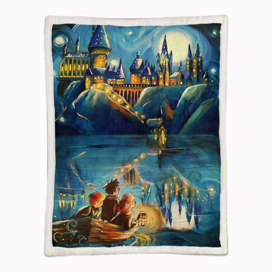 Harry Potter Hogwarts 11 Decke - Fleecedecke – Bild 2