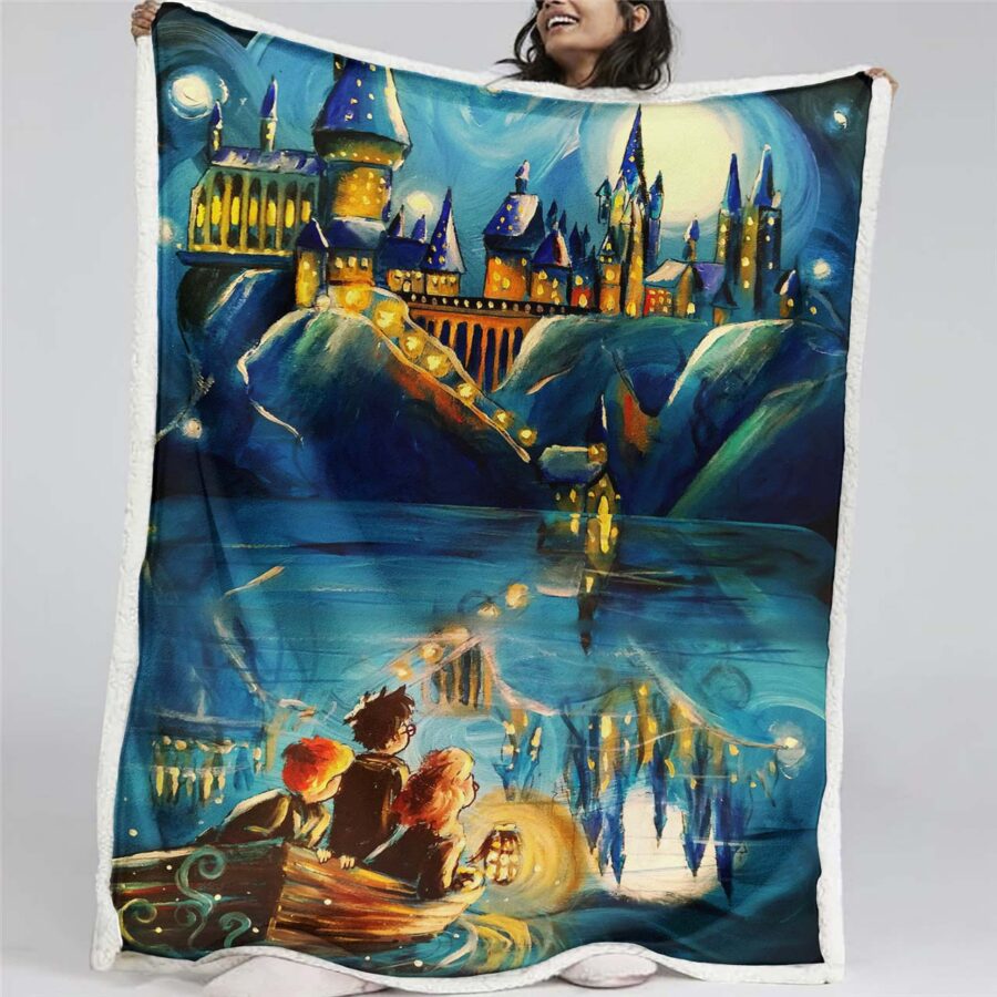 Harry Potter Hogwarts 11 Decke - Fleecedecke