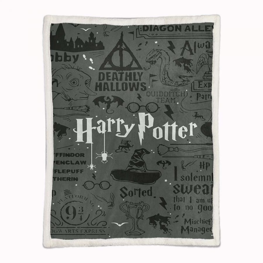 Harry Potter Hogwarts 18 Decke - Fleecedecke – Bild 2