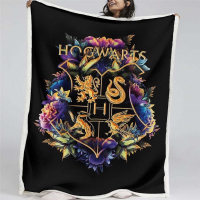 Harry Potter Hogwarts 13 Decke - Fleecedecke