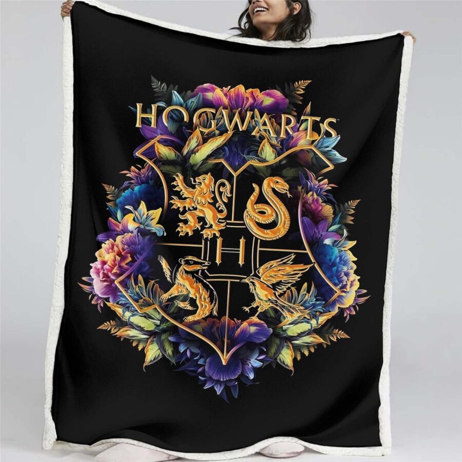 Harry Potter Hogwarts 13 Decke - Fleecedecke