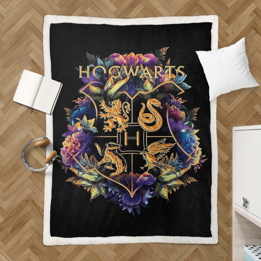 Harry Potter Hogwarts 13 Decke - Fleecedecke – Bild 3