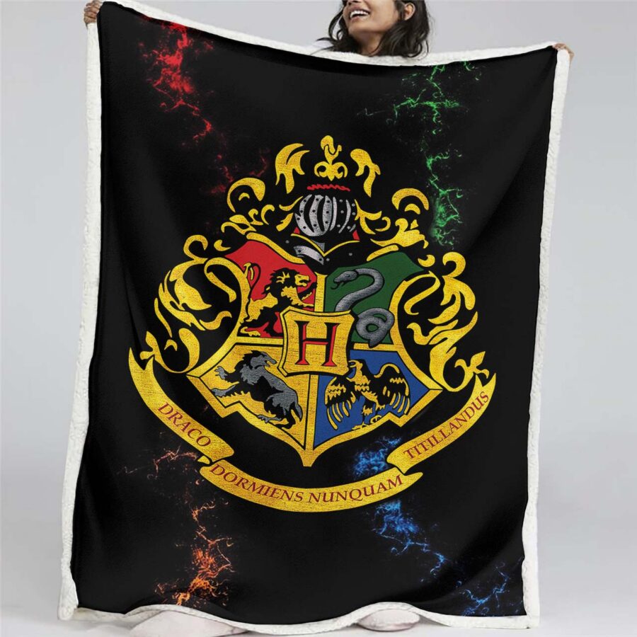 Harry Potter Hogwarts 14 Decke - Fleecedecke