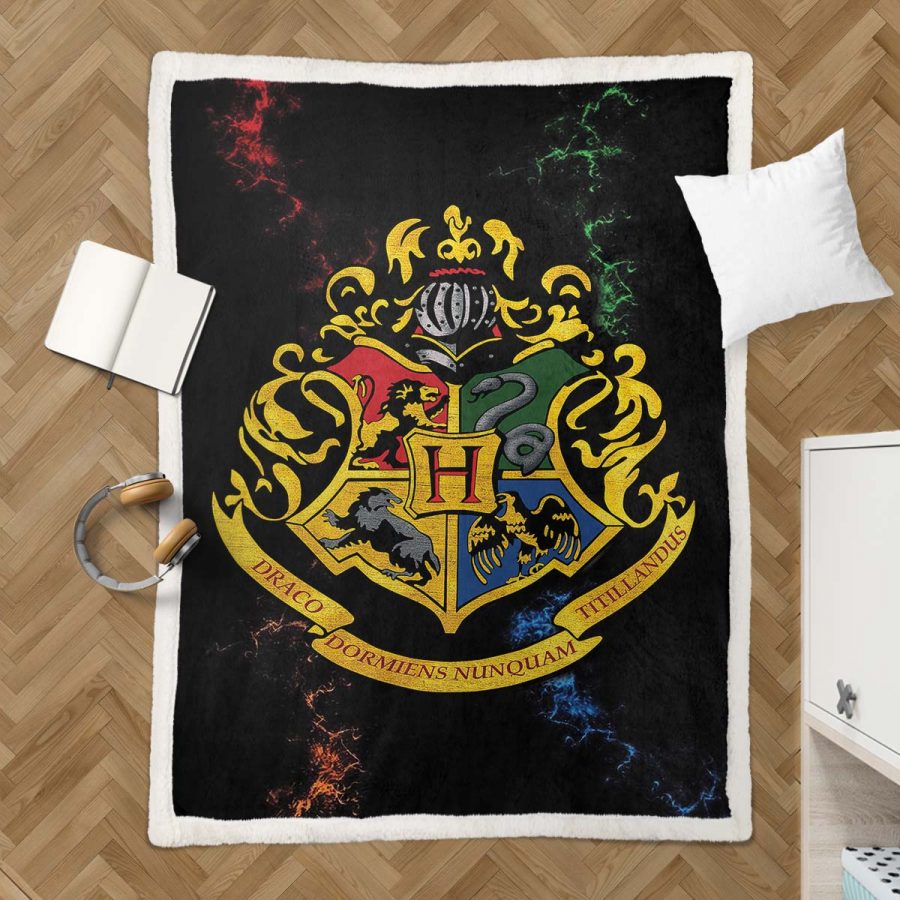Harry Potter Hogwarts 14 Decke - Fleecedecke – Bild 3