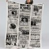 Harry Potter Hogwarts 15 Decke - Fleecedecke