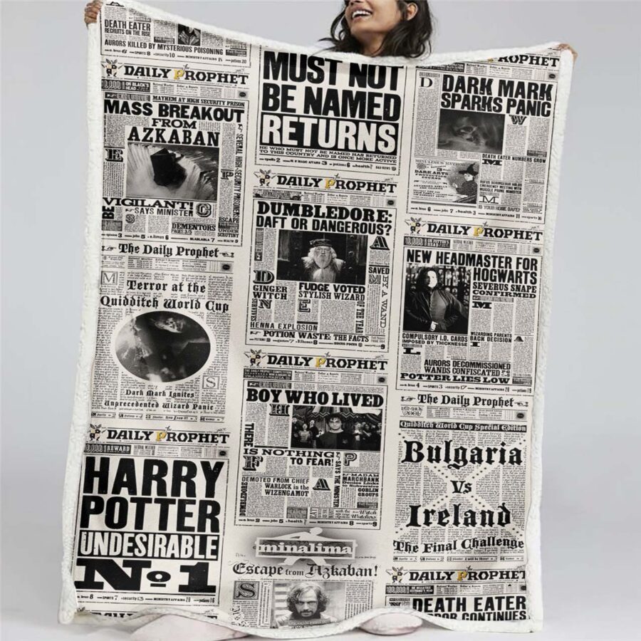 Harry Potter Hogwarts 15 Decke - Fleecedecke