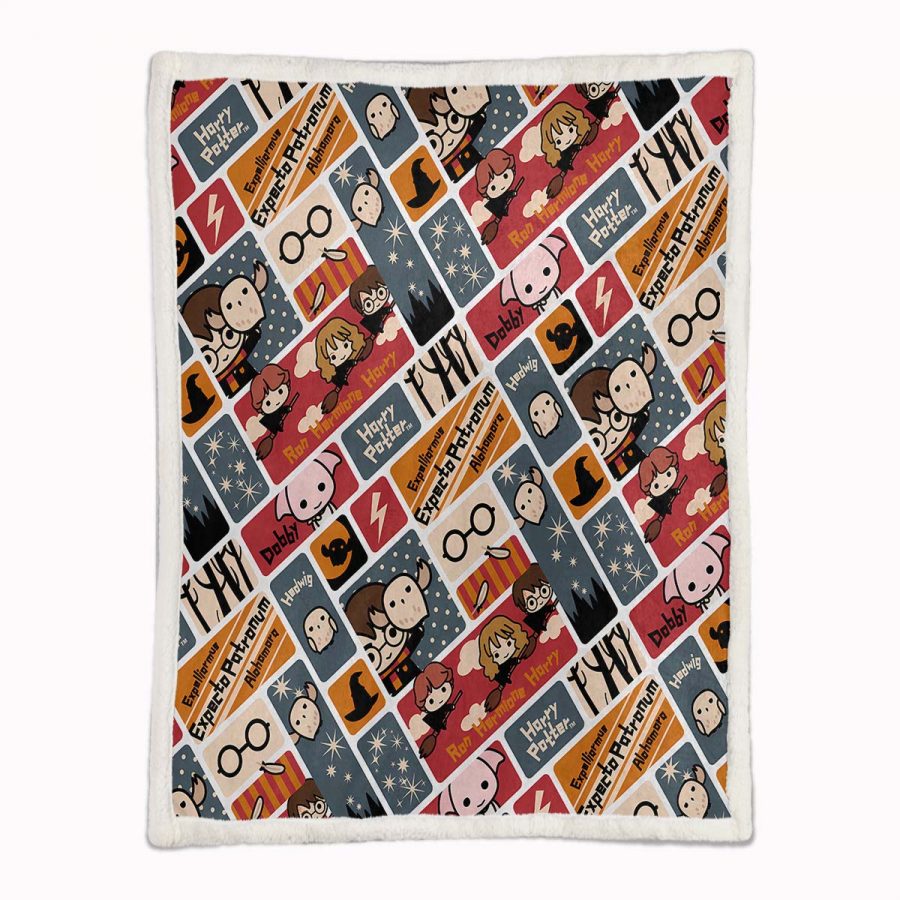 Harry Potter Hogwarts 16 Decke - Fleecedecke – Bild 2