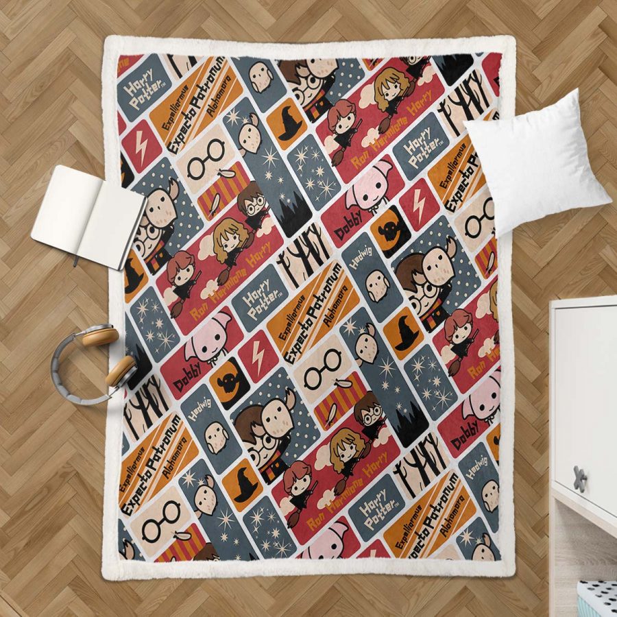 Harry Potter Hogwarts 16 Decke - Fleecedecke – Bild 3