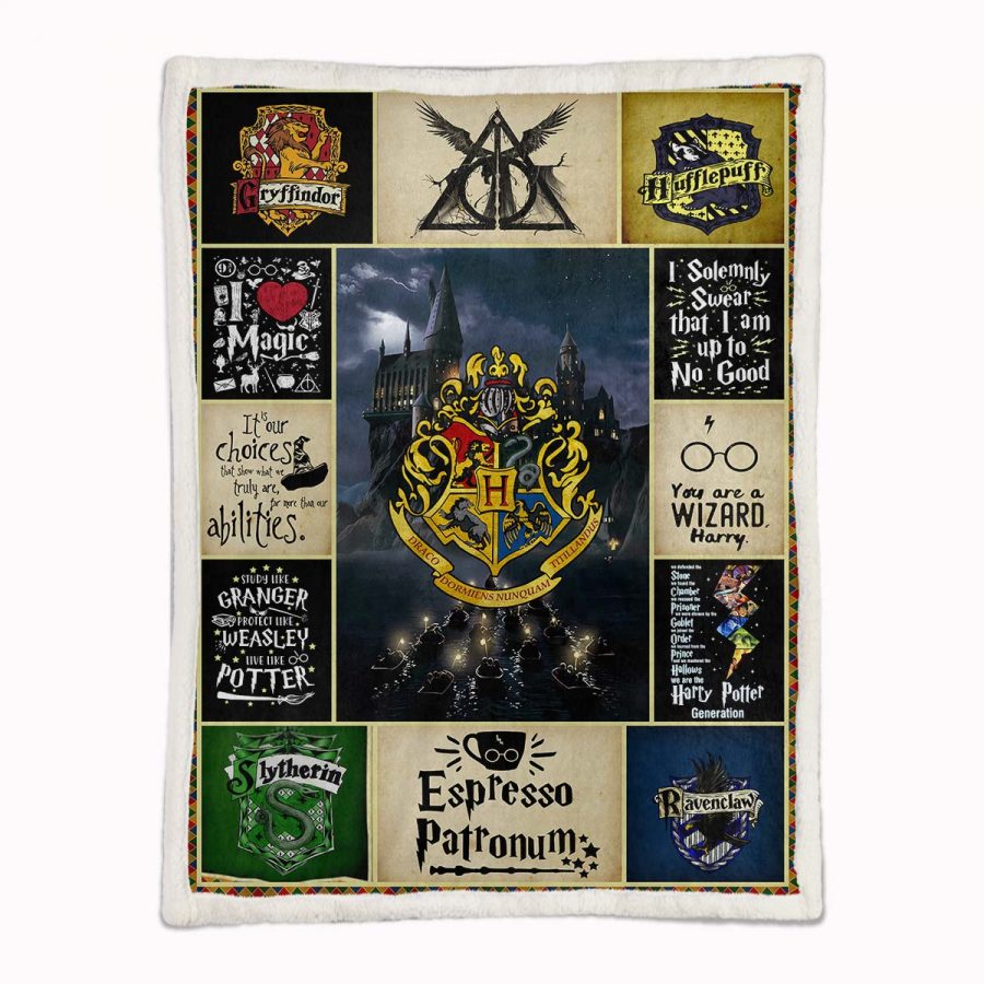 Harry Potter Hogwarts 17 Decke - Fleecedecke – Bild 2