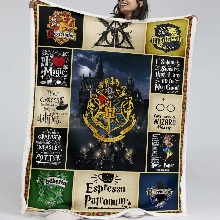 Harry Potter Hogwarts 17 Decke - Fleecedecke