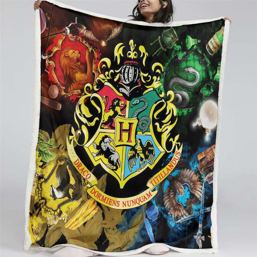 Harry Potter Hogwarts Always 19 Decke - Fleecedecke