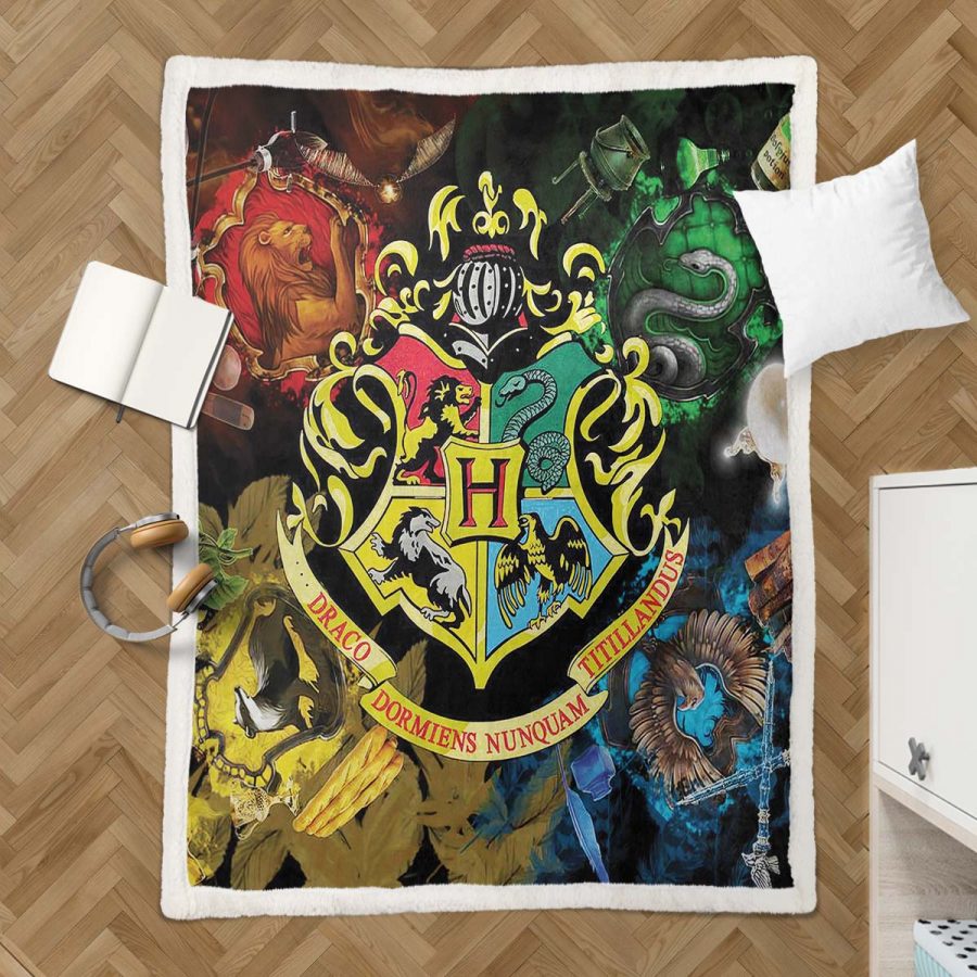 Harry Potter Hogwarts Always 19 Decke - Fleecedecke – Bild 3