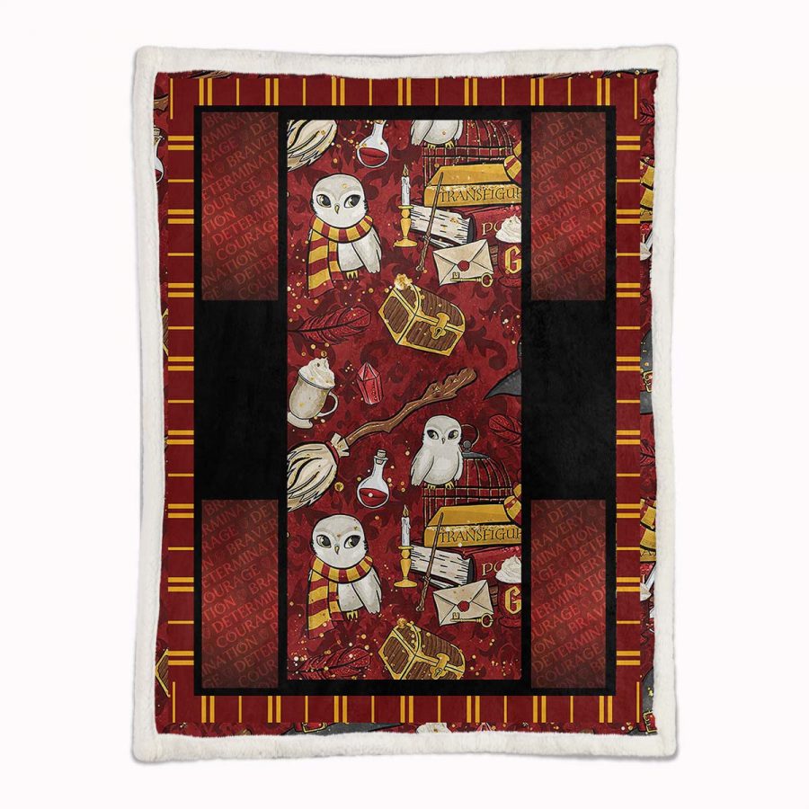 Harry Potter Eule 2 Decke - Fleecedecke – Bild 2