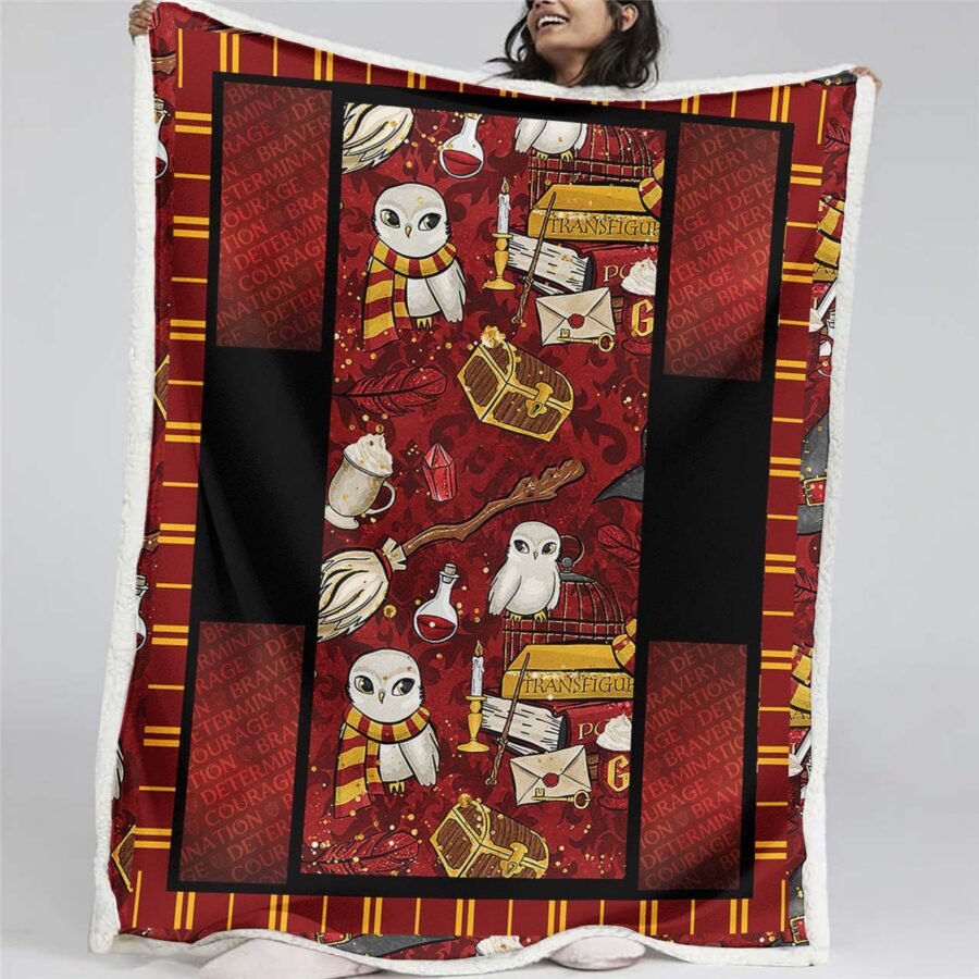 Harry Potter Eule 2 Decke - Fleecedecke