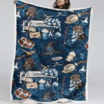 Harry Potter Eule Ravenclaw 1 Decke – Fleecedecke