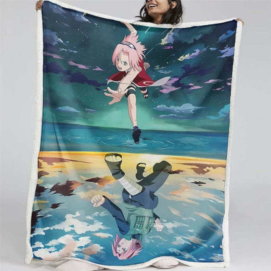 Haruno Sakura 01 Decke - Fleecedecke