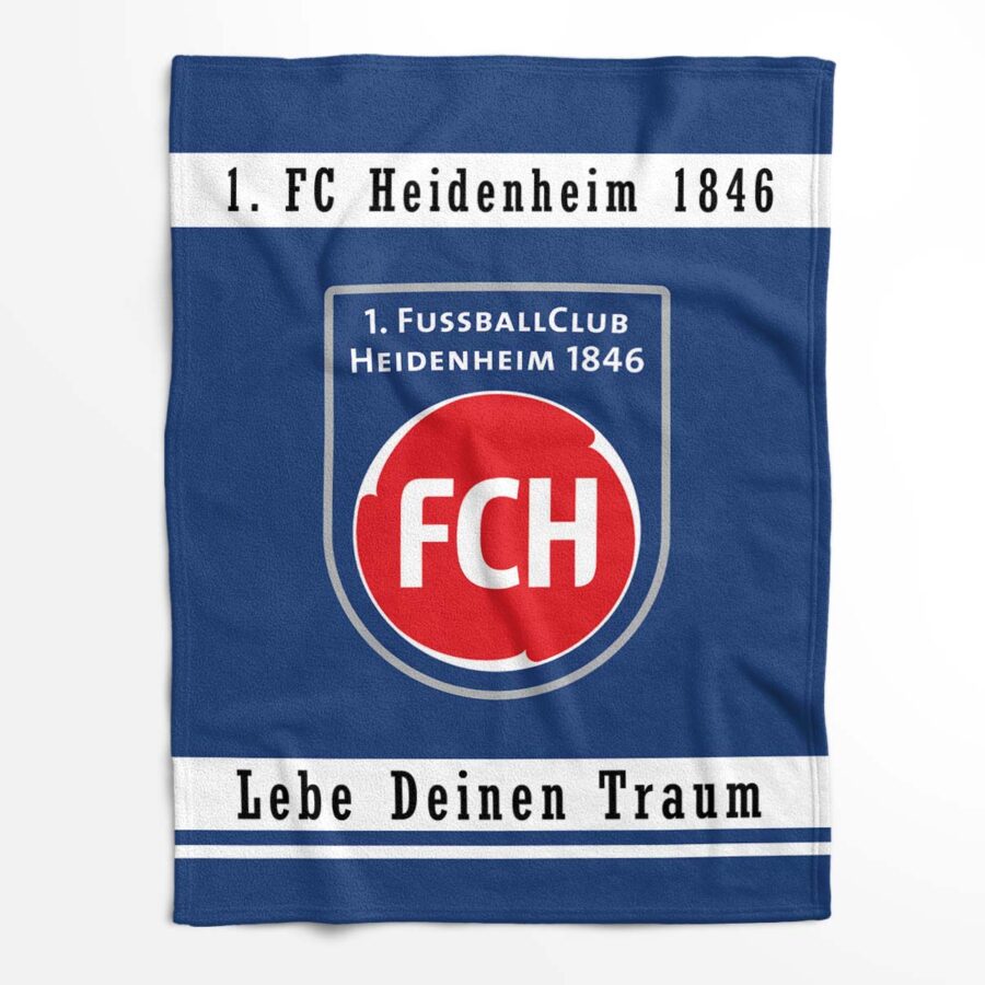 Heidenheim FC 1846 FCH14 Fleecedecke - Decke – Bild 2