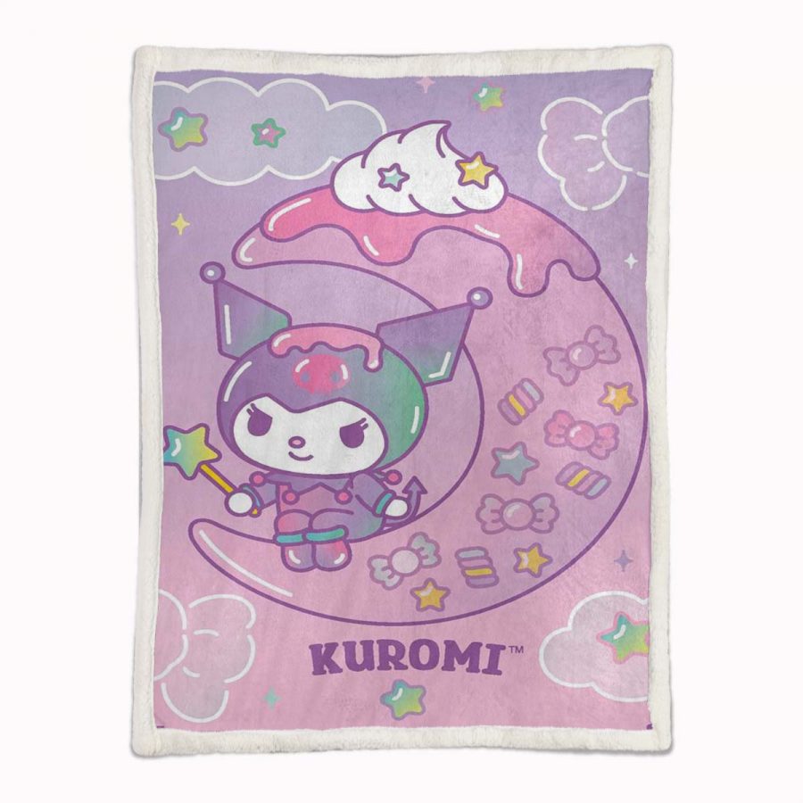 Hello Kitty Kuromi 01 Decke - Fleecedecke – Bild 2