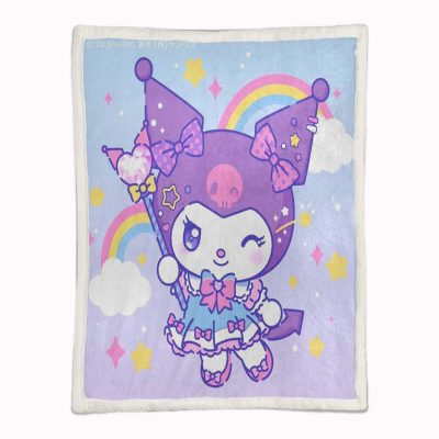Alternative view of Hello Kitty Kuromi 02 Decke - Fleecedecke