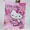 Hello Kitty Rosa 02 Decke - Fleecedecke