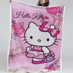 Hello Kitty Rosa 02 Decke – Fleecedecke
