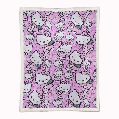 Alternative view of Hello Kitty Rosa 03 Decke - Fleecedecke