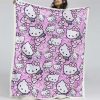 Hello Kitty Rosa 03 Decke - Fleecedecke