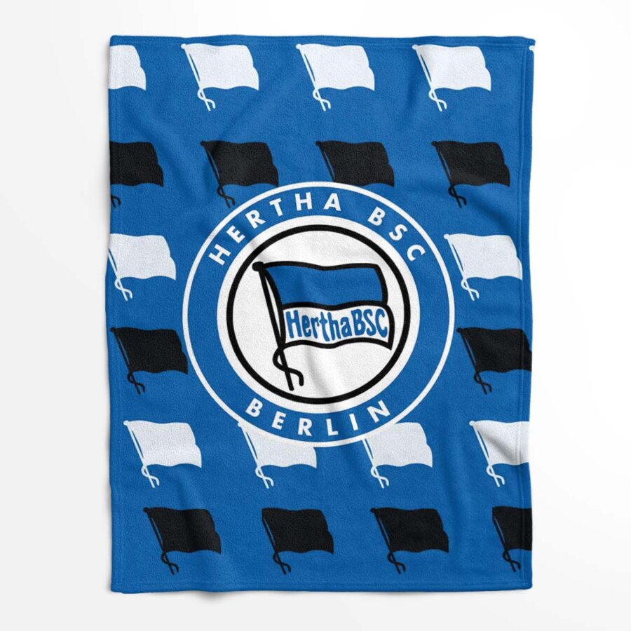 Hertha Berlin BSC13 Fleecedecke - Decke – Bild 2