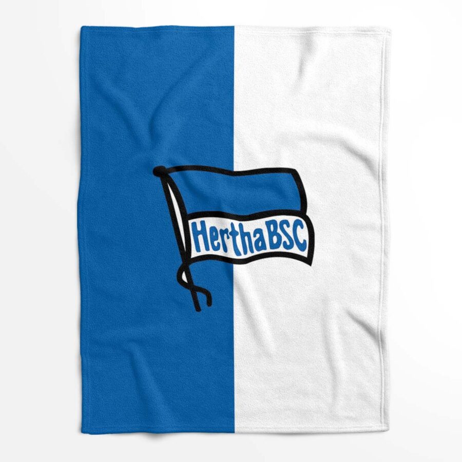 Hertha Berlin BSC17 Fleecedecke - Decke – Bild 2
