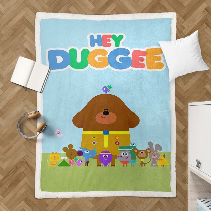 Hey Duggee Charaktere 01 Decke - Fleecedecke – Bild 3