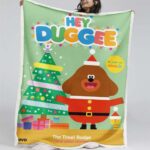 Hey Duggee Charaktere Weihnachten 10 Decke – Fleecedecke