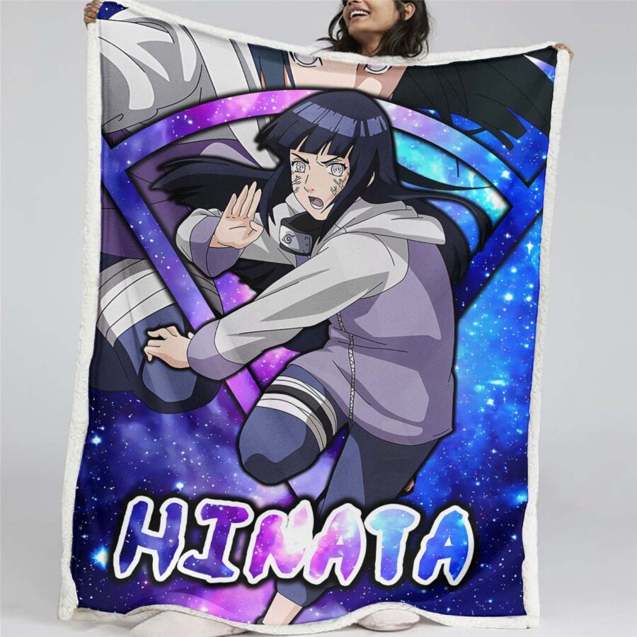 Hinata im Naruto Anime Decke - Fleecedecke
