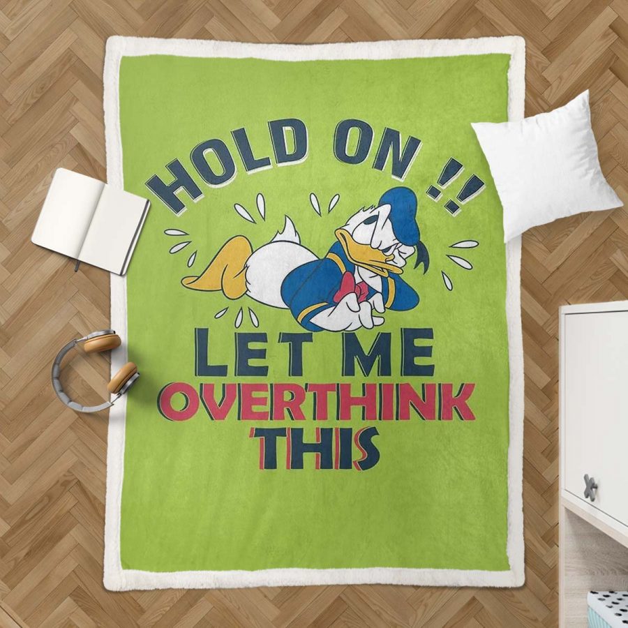 Moment, ich will noch ein bisschen nachdenken, Donald Duck Decke - Fleecedecke – Bild 3