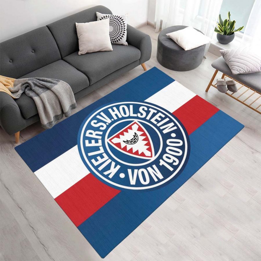 Holstein Kiel FC Kieler SV Holstein 1900 blauer Hintergrund 07 Teppich – Bild 2