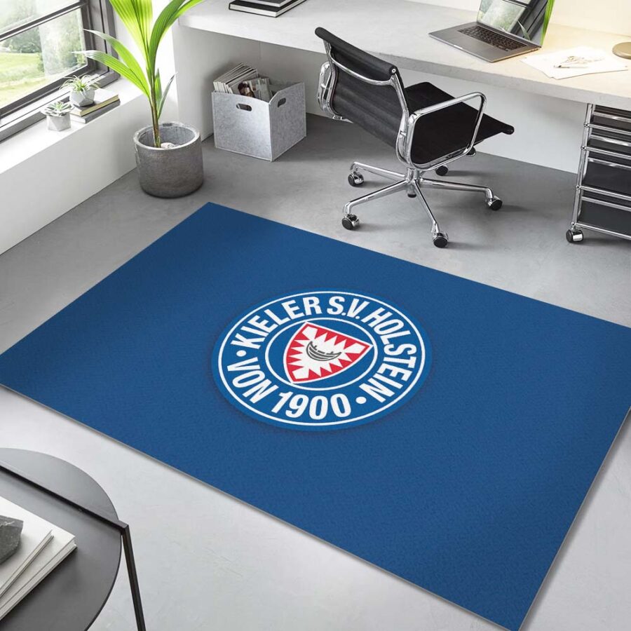 Holstein Kiel FC Kieler SV Holstein 1900 blauer Hintergrund 11 Teppich
