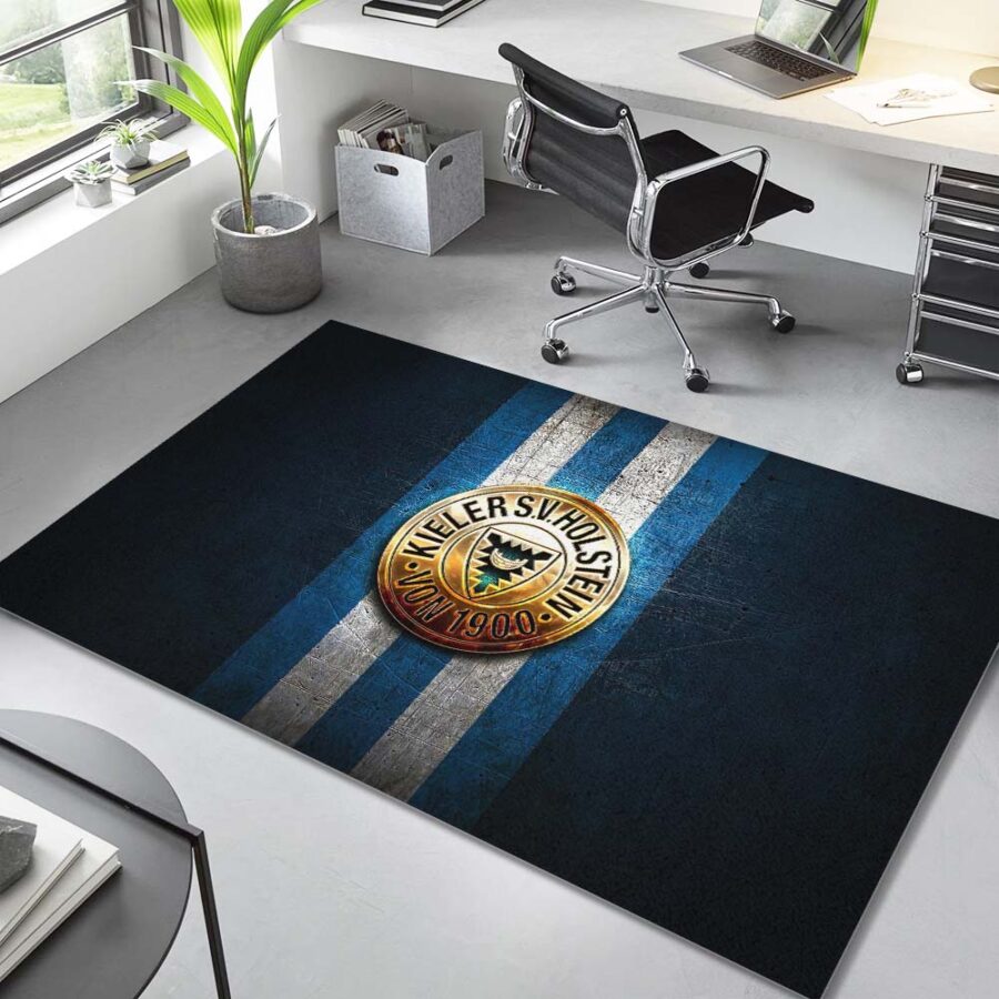 Holstein Kiel FC Kieler SV Holstein 1900 Blaumetall Teppich