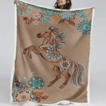 Pferdetiere 1001 Decke – Fleecedecke