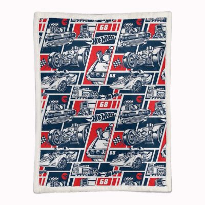 Alternative view of Hot Wheels Rot und Blau Decke - Fleecedecke