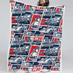 Hot Wheels Rot und Blau Decke – Fleecedecke