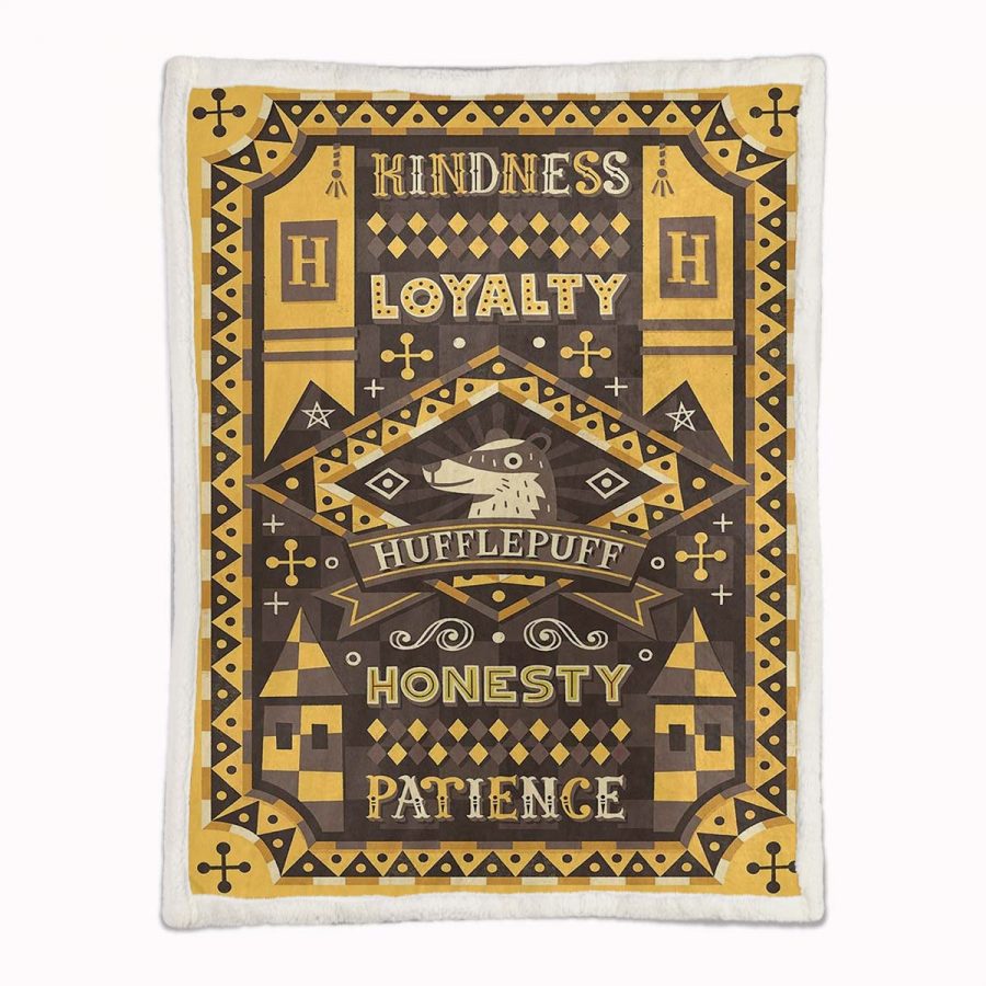 Hufflepuff Harry Potter 2 Decke - Fleecedecke – Bild 2