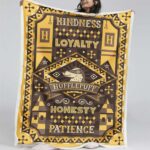 Hufflepuff Harry Potter 2 Decke – Fleecedecke