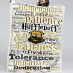Hufflepuff Harry Potter 4 Decke – Fleecedecke