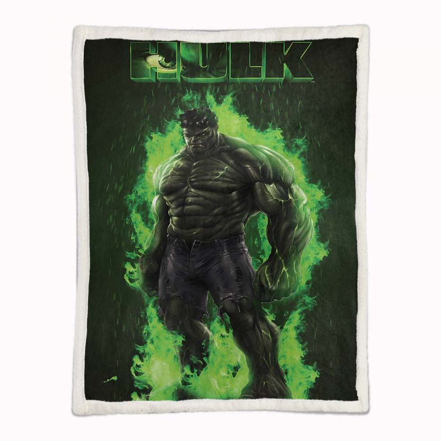 Marvel-Hulk 01 Decke - Fleecedecke – Bild 2